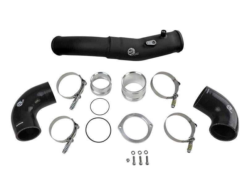 aFe 3in Black Intercooler Tube | Toyota Supra 3.0L 2020 (46-20398-B)