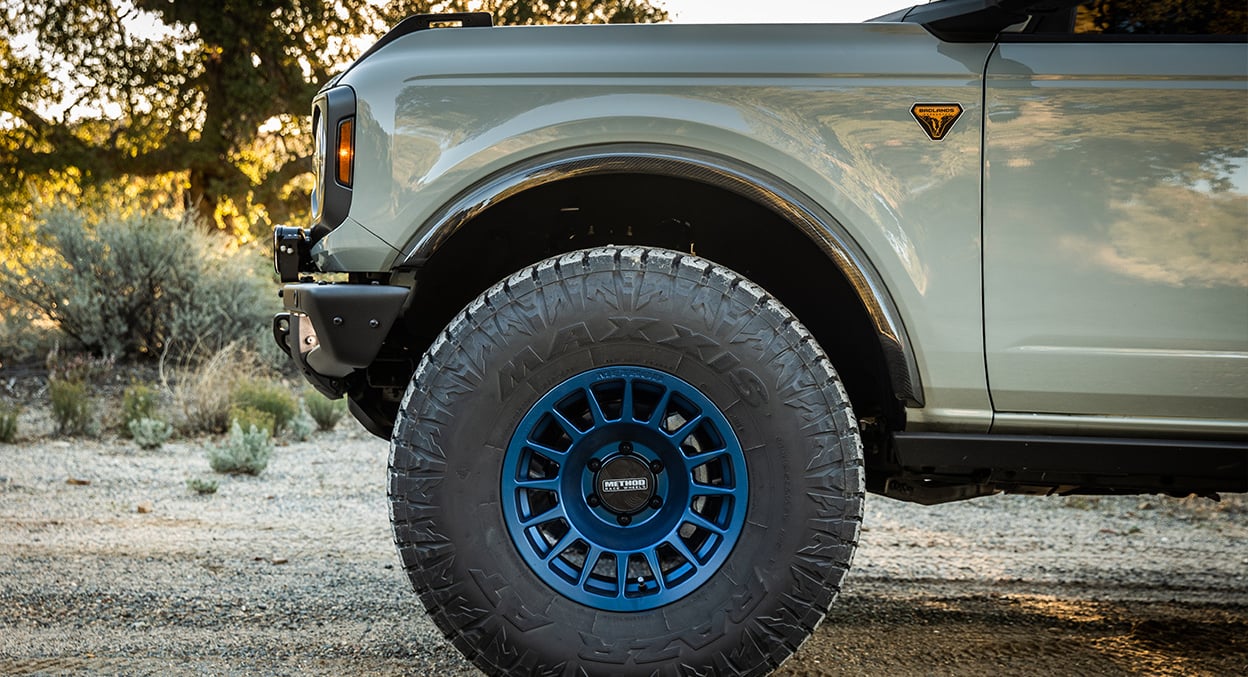 (set of 4) Method MR707 Bahia Blue | 17x8.5" +0mm | 6x5.5in Wheel
