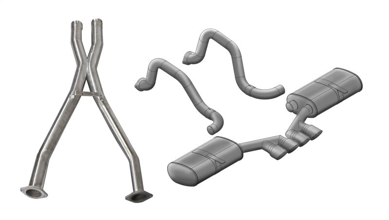 CORSA 97-04 Corvette RSC Sound Cancellation Exhaust | Chevrolet Corvette (14139CB)