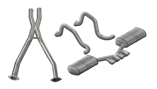 CORSA 97-04 Corvette RSC Sound Cancellation Exhaust | Chevrolet Corvette (14139CB)