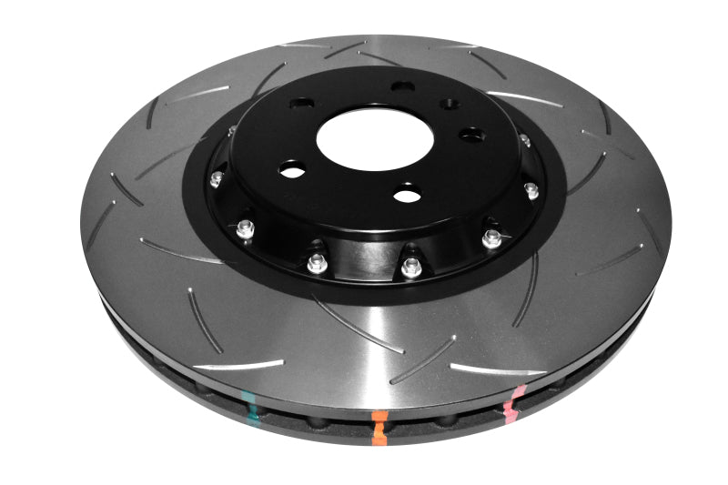 DBA 5000 Series T3 Slotted Front Rotor w/ Black Hat | Audi S4 (10-12) (DBA52832BLKS)