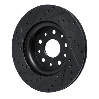 DFC D&S Black Brake Rotor (FRONT RIGHT): Jeep Wrangler 2018-25