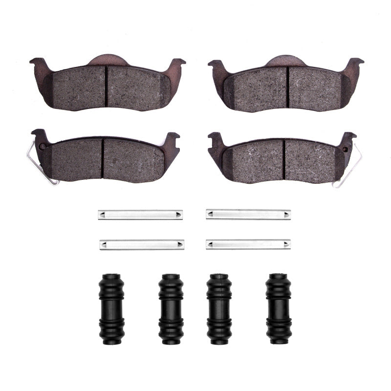 DFC Rear Advanced Ceramic Brake Pads w/ Hardware: Jeep Grand Cherokee (05-10)