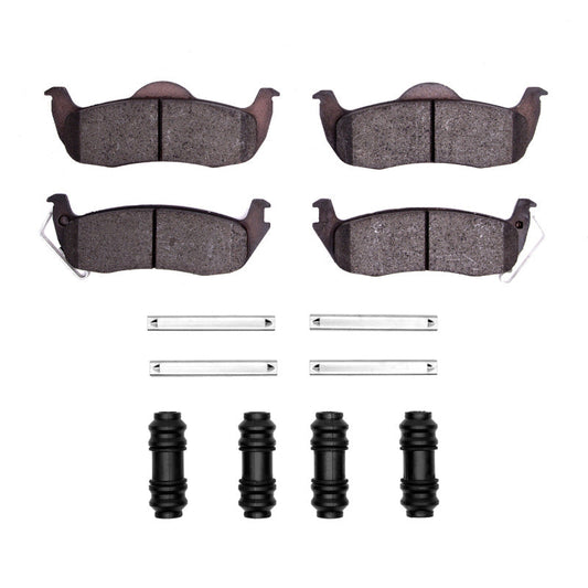 DFC Rear Advanced Ceramic Brake Pads w/ Hardware: Jeep Grand Cherokee (05-10)