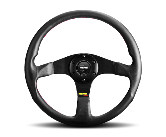 MOMO Tuner 350mm Black Leather Steering Wheel (TUN35BK0)
