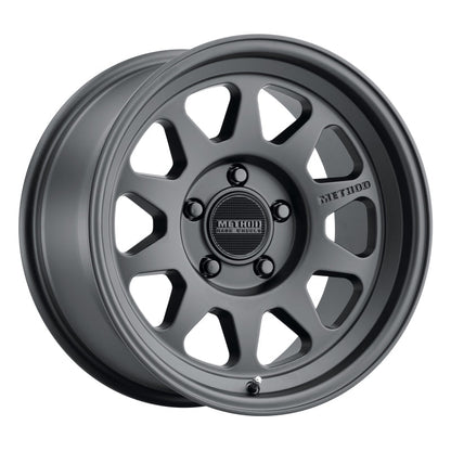 (set of 4) Method MR316 Matte Black | 17x8.5" +0mm | 5x5in Wheel
