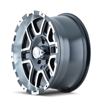 ION Wheels Type 179 Black/Machined | 16x8" +10mm | 5x135mm Wheel
