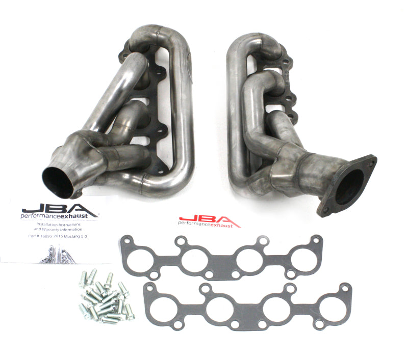 JBA 15-23 Mustang 5.0L Coyote 1-3/4in Raw SS Headers (1689S)