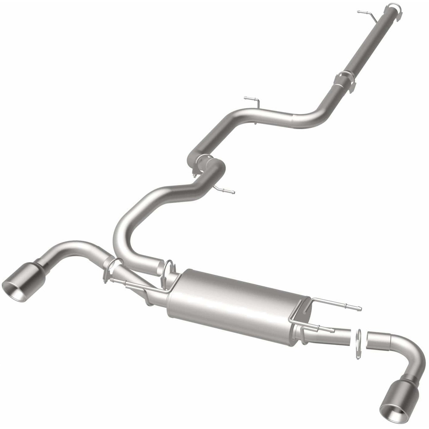 BRExhaust 2010-2013 Mazda 3 2.5L Direct-Fit Replacement Exhaust System