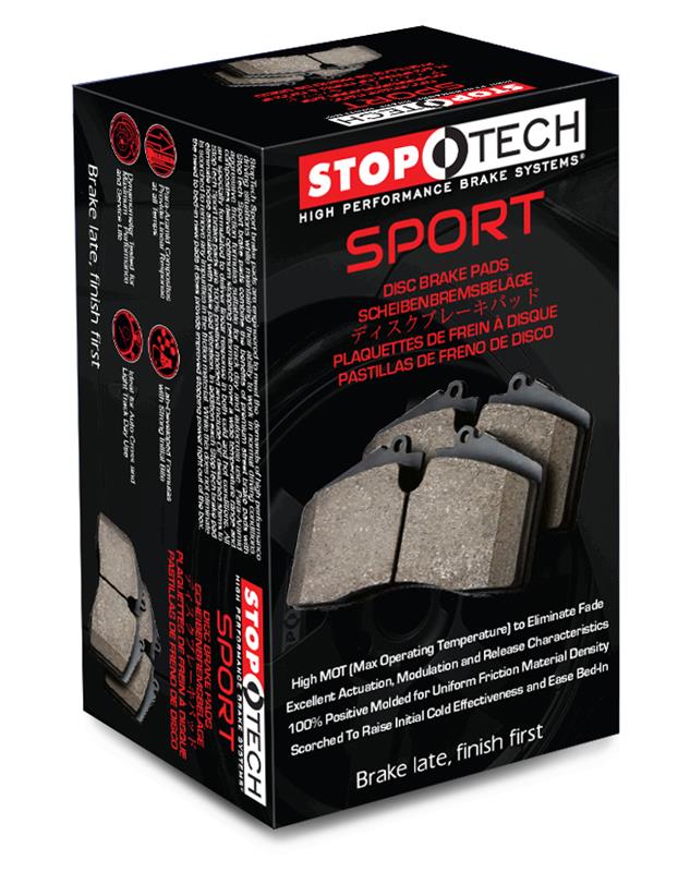 StopTech 309.13820 StopTech Sport Brake Pads with Shims For 09-21 GT-R Karma