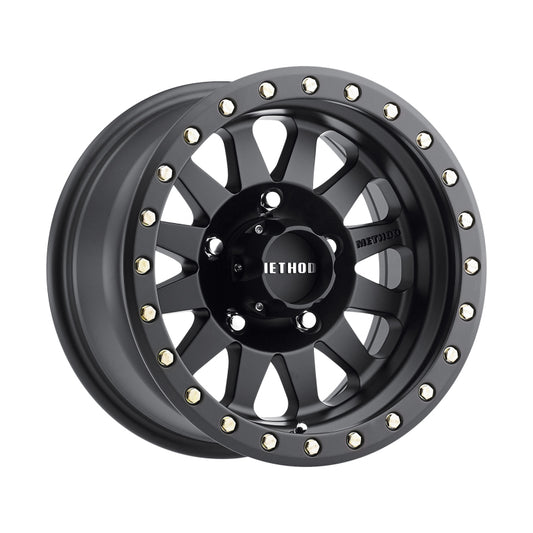 Method MR304 Double Standard Matte Black | 15x8" -24mm | 5x5.5mm Wheel