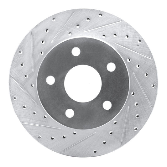DFC D&S Silver Brake Rotor (FRONT LEFT): Jeep Grand Cherokee (99-04)