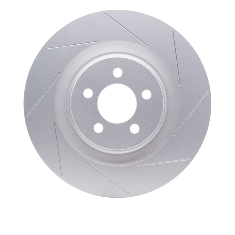 DFC Slotted Hi-Carbon Rotor (FRONT): Chrysler 300 (05-20) Geomet Coated