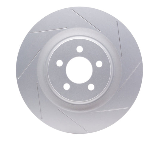 DFC Slotted Hi-Carbon Rotor (FRONT): Chrysler 300 (05-20) Geomet Coated