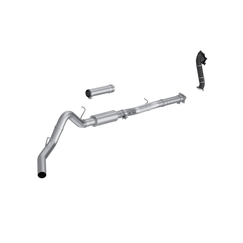 MBRP Exhaust S6001P 4" Cat-Back Single Side w/Downpipe AL