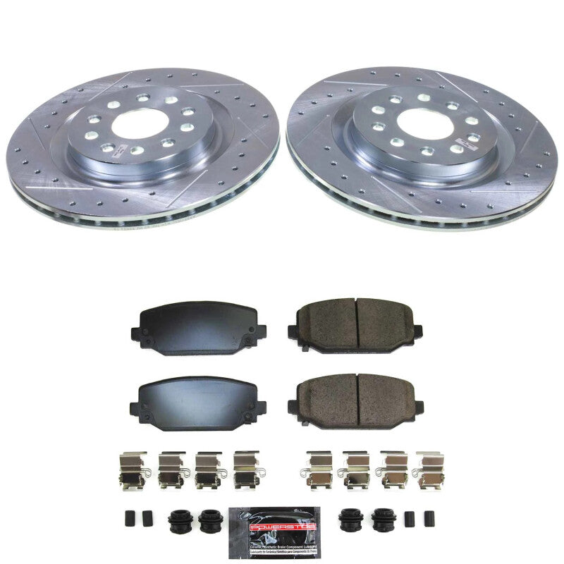 PowerStop 22-24 Jeep Grand Cherokee Rear Z23 Evolution Brake Kit (K9279)