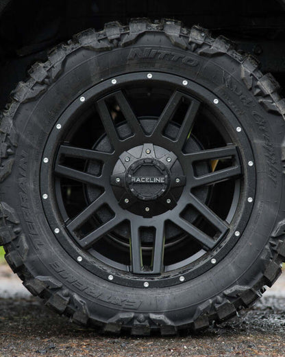 Raceline 931 Injector Satin Black | 20x9" +20mm | 6x139.7/6x135mm Wheel