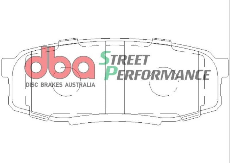 DBA SP Performance Rear Brake Pads | Lexus LX570 (08-19) (DB1857SP)