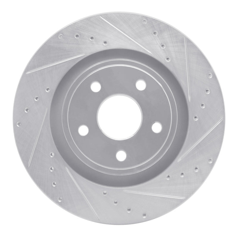 DFC D&S Brake Rotor (FRONT RIGHT): Jeep Grand Cherokee (06-10) - Silver Zinc