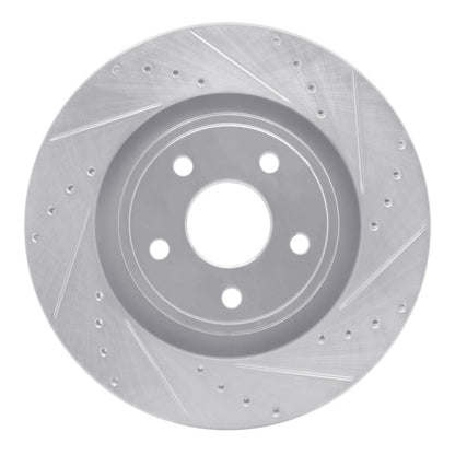 DFC D&S Brake Rotor (FRONT RIGHT): Jeep Grand Cherokee (06-10) - Silver Zinc