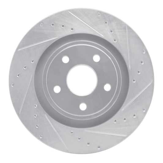 DFC D&S Brake Rotor (FRONT RIGHT): Jeep Grand Cherokee (06-10) - Silver Zinc