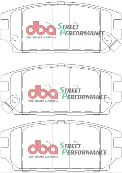 DBA XP Performance Rear Street Performance Brake Pads | Dodge Stealth AWD (91-94) (DB1238SP)