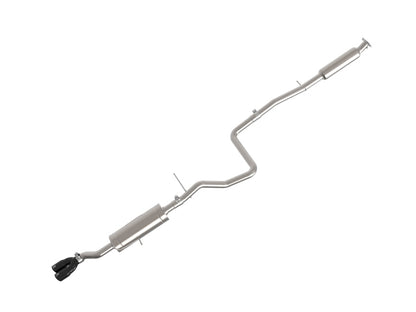 aFe Takeda Series 2 1/2in 304 SS Cat-Back | Ford Fiesta (14-19) L4-1.6L w/ Black Tip (49-33134-B)