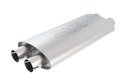 Borla ProXS Dual 2.5in In/Out Oval Muffler | Universal (400493)