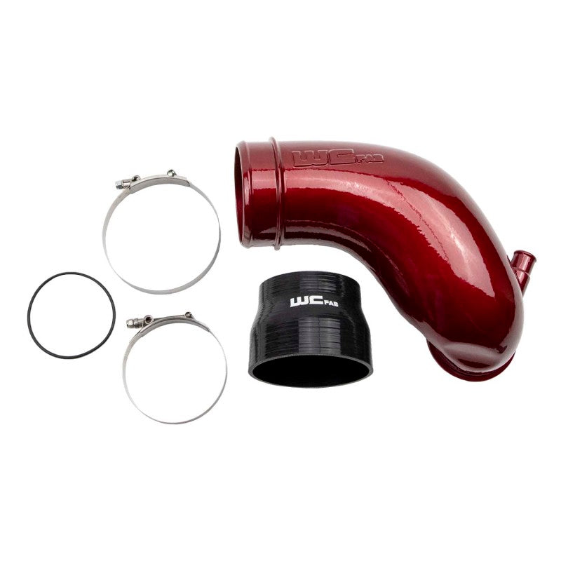 WCFab 3.5in Intake Horn | Chevy LBZ/LMM Duramax (06-10) (WCF100412-RED)