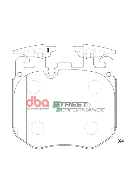 DBA SP Performance Front Brake Pads | BMW X5 M50i (19-22) (G05/G07) (DB15108SP)