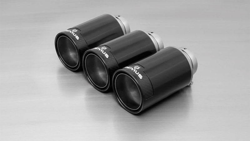 Remus FK8 2.0T 98mm Black Chrome Tail Pipe Set | Honda Civic Type-R (18+) (0036 98CBR)