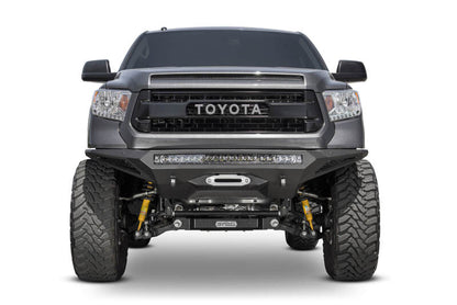 Addictive Desert Designs 2014+ Toyota Tundra Stealth Fighter Front Bumper w/Winch Mount & Sensors