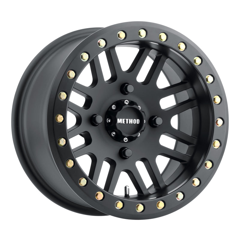 (set of 4) Method Wheels MR406 Matte Black | 15x8" +0mm | 4x136mm Wheel