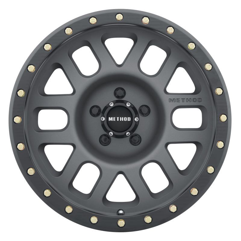 (set of 4) Method Wheels MR309 Titanium/Black Street Loc | 17x8.5" +0mm | 5x5mm Wheel