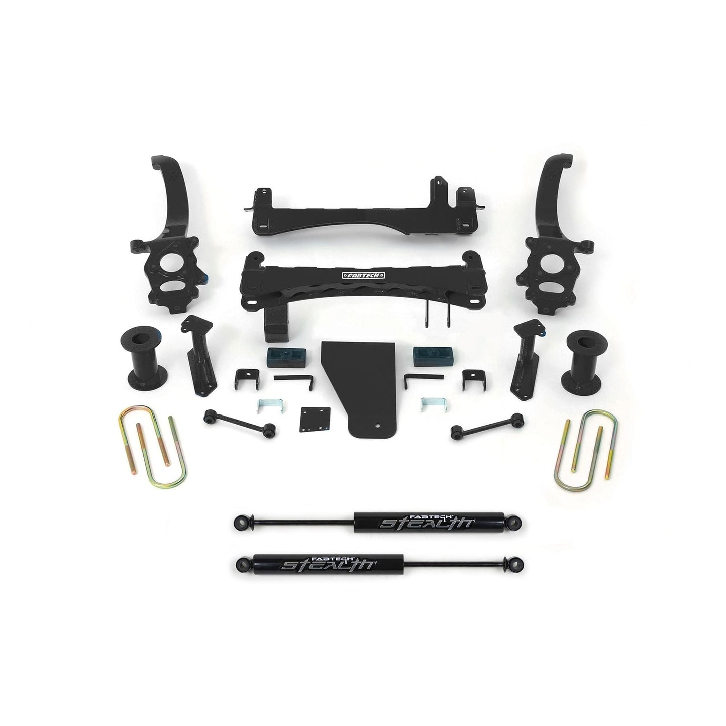 Fabtech 6" Basic Suspension System w/ Stealth | Nissan Titan 4WD (14-17) (K6008M)