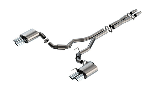 Borla 2024 Ford Mustang GT 5.0L V8 3 in S-Type Catback Non-Active Exhaust | Ford Mustang GT (24) (140969)