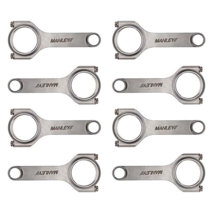 Manley Chevrolet LS 6.125 Length H Tuff Series Connecting Rod Set w/ ARP 2000 Bolts