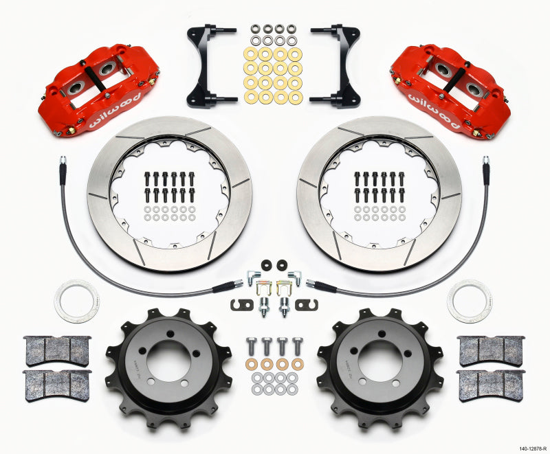 Wilwood Narrow Superlite 4R Rear Kit | Subaru WRX (99-05) / Impreza (99-07) (140-12878-R)