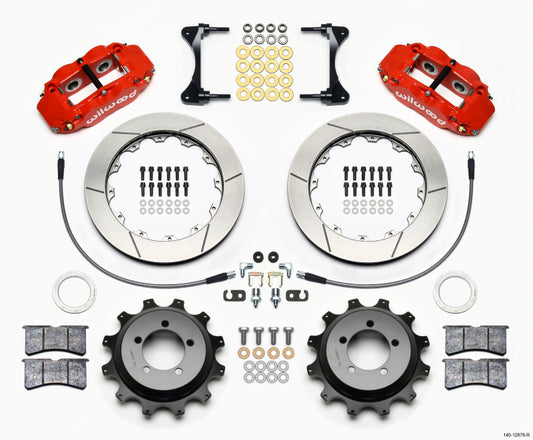 Wilwood Narrow Superlite 4R Rear Kit | Subaru WRX (99-05) / Impreza (99-07) (140-12878-R)