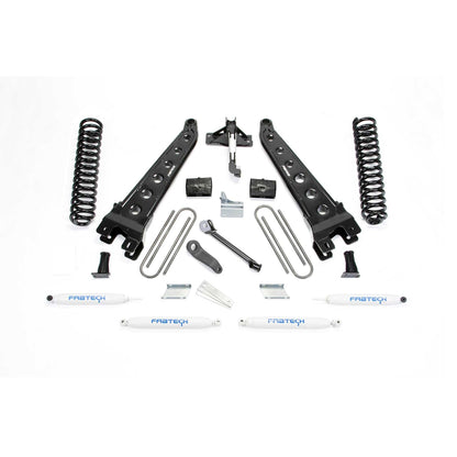 Fabtech 4" Radius Arm System w/ Coils & Performance Shocks | Ford F250/F350 4WD (08-16) (K2211)