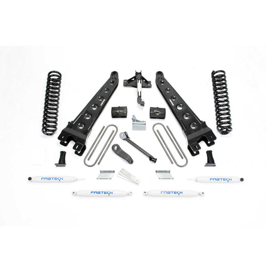 Fabtech 4" Radius Arm System w/ Coils & Performance Shocks | Ford F250/F350 4WD (08-16) (K2211)
