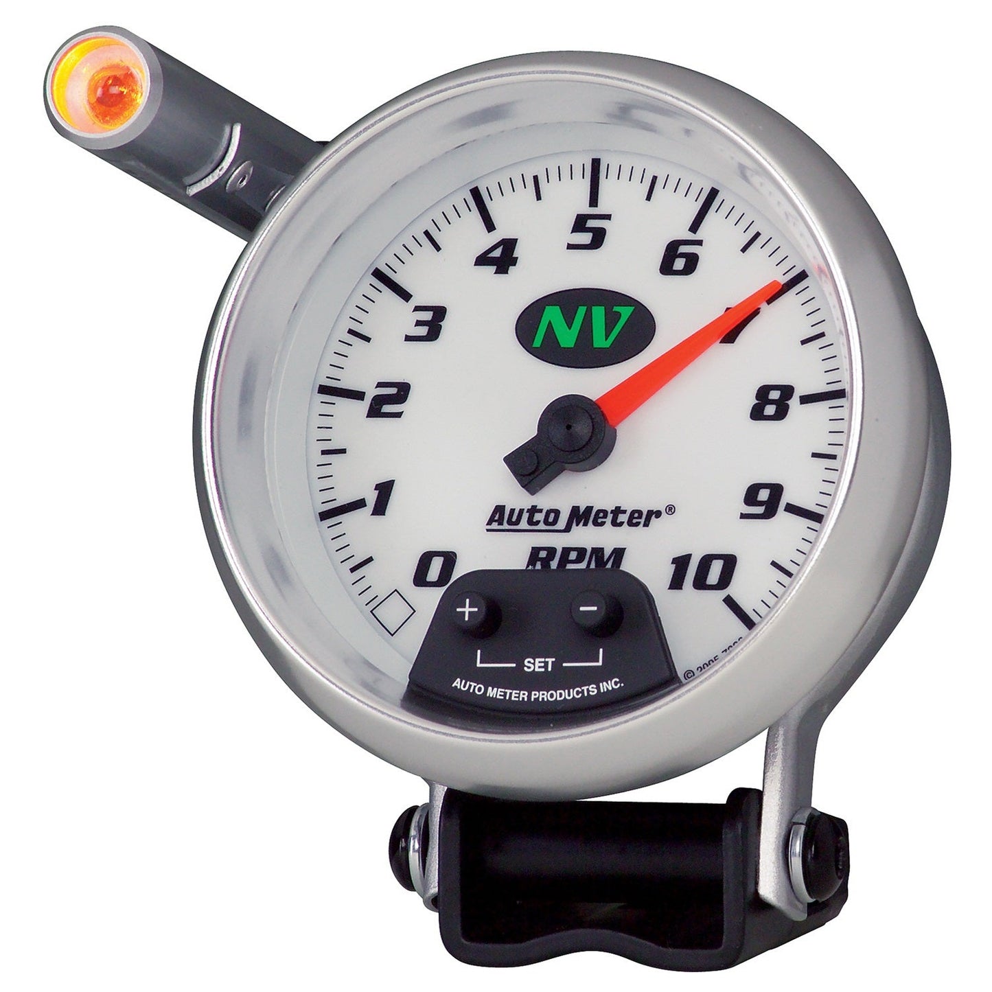 AutoMeter Quick Lite 3 3/4in 10k RPM Pedestal Tachometer w/ ext. (7390)