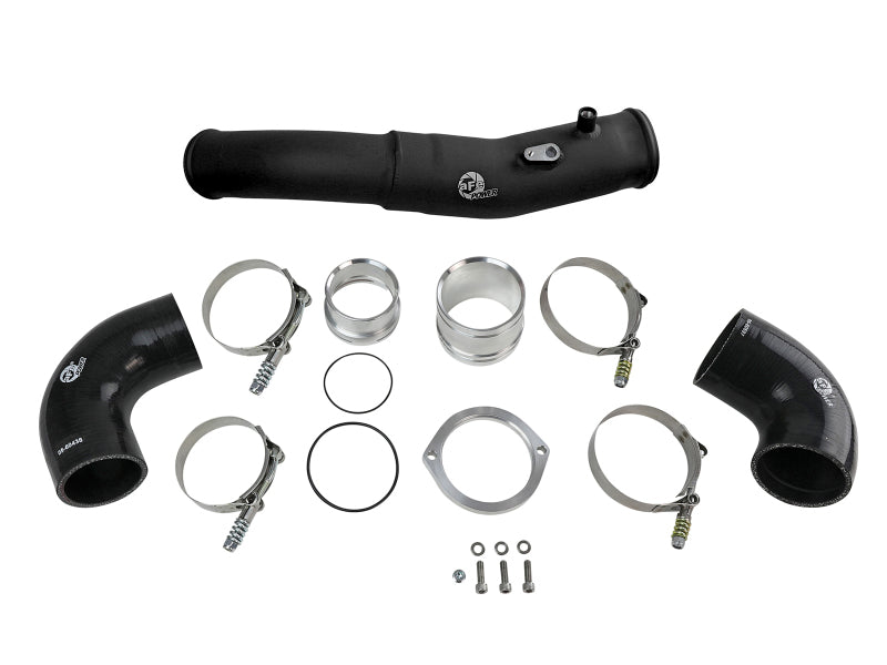 aFe 3in Black Intercooler Tube | Toyota Supra 3.0L 2020 (46-20398-B)