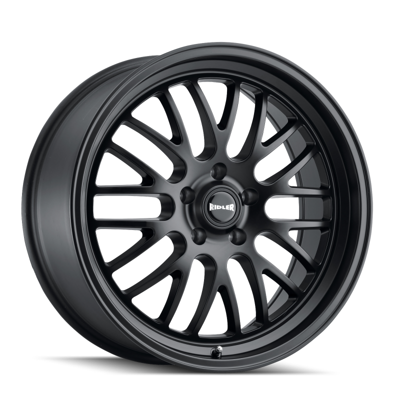 Ridler Wheels 607 Matte Black | 18x8" +0mm | 5x120.65mm Wheel