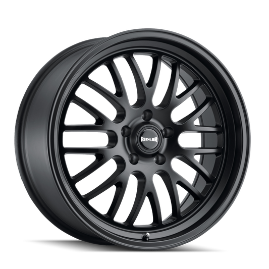 Ridler Wheels 607 Matte Black | 18x8" +0mm | 5x120.65mm Wheel