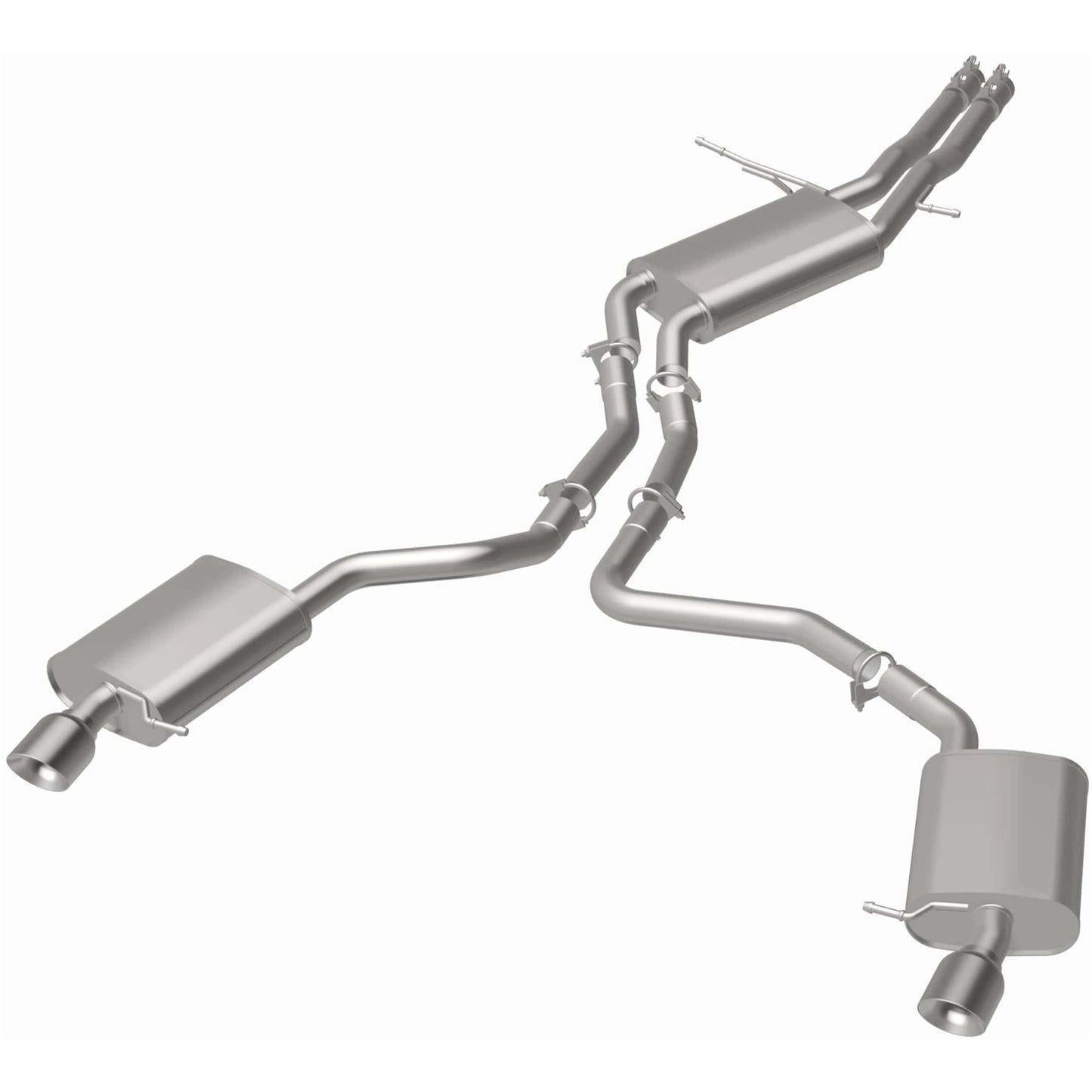 BRExhaust 2012-2015 Audi Direct-Fit Replacement Exhaust System