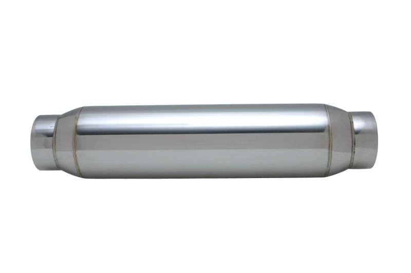 Vibrant SS Resonator (Standard Design) 3in inlet/outlet x 18in long w/ 5in OD resonator body