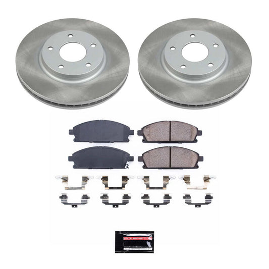 PowerStop 04-09 Nissan Quest Front Semi-Coated Rotor Kit (SC150)