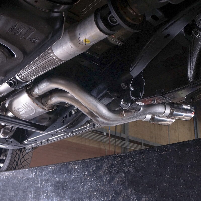 Stainless Works Catback System | Ford F-150 (15-19) 5.0L Lightning Exit w/ 4in Tips (FT18CBFT)