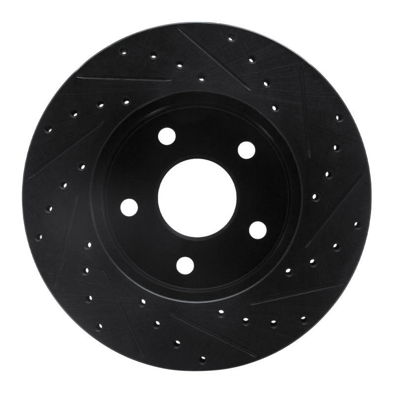DFC D&S Black Brake Rotor (FRONT LEFT): Jeep Grand Cherokee (99-04)